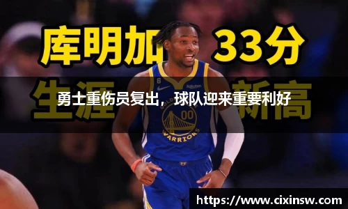 勇士重伤员复出，球队迎来重要利好